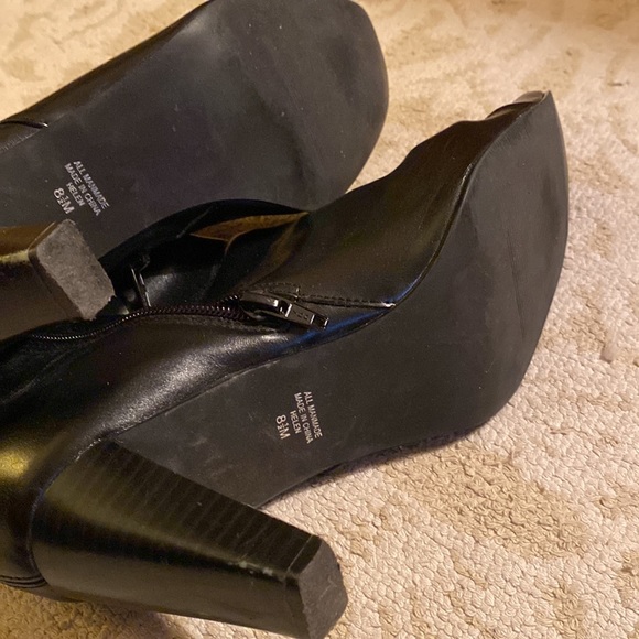 Ladies black ankle boots. Good used condition - Picture 4 of 5